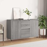 vidaXL Buffet sonoma gris 101 5x35x70 cm bois d'ingénierie