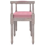 Banc banquette 110 x 40 x 70 cm velours rose 02_0010600