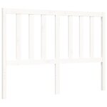 vidaXL Cadre de lit sans matelas blanc 140x200 cm bois de pin massif