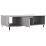 vidaXL Table basse sonoma gris 104x60x35 cm bois d'ingénierie