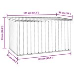 vidaXL Boîte de rangement de jardin Vert 171x99x93 cm