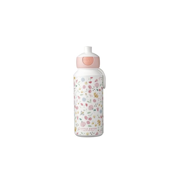 Mepal 107410065243 - Gourde pop-up Campus 400 ml Little Dutch - Flowers and Butterflies