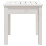vidaXL Banc de jardin blanc 50x44x45 cm bois massif de pin
