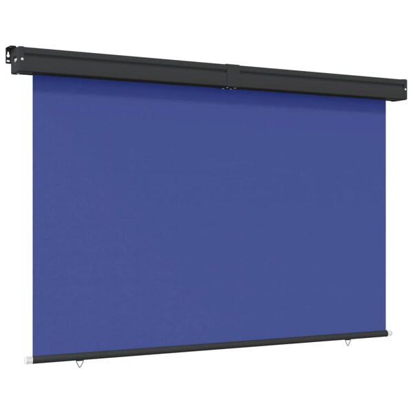 vidaXL Auvent latéral de balcon 175x250 cm Bleu