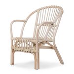 CHILDHOME Chaise en rotin avec coussin pour enfants Montana Naturel