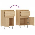 vidaXL Buffet chêne sonoma 40x35x70 cm bois d'ingénierie