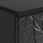 vidaXL Bureau Noir Bois d'ingénierie 142 5 x 50 x 75 cm