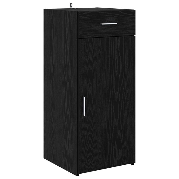 vidaXL Buffet Chêne noir 42 5 x 40 x 93 cm Bois d'ingénierie