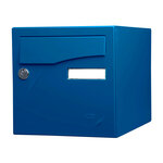 Boîte aux lettres Préface 1 porte bleu gentiane brillant 5010b