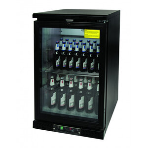 Armoire à boissons 129 l - stalgast - r600a - acier inoxydable1vitrée/battante 600x535x870mm