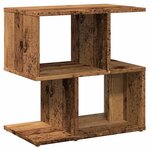 vidaXL Tables de chevet 2Pièces vieux bois 50x30x51 5cm bois d'ingénierie