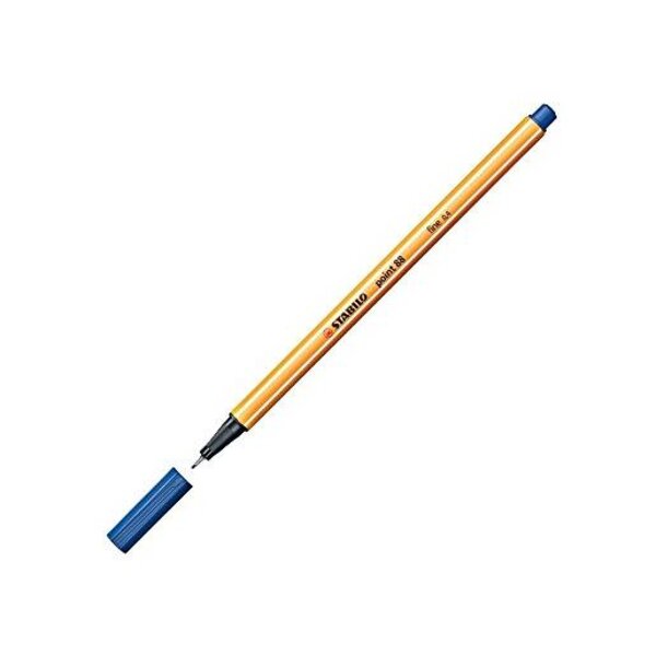 Stylo feutre POINT 88 pointe fine 0 4 mm bleu STABILO