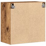 Armoire murale vidaXL en bois ancien 60x31 5x60 cm en bois reconstitué