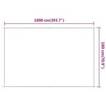 vidaXL Auvent vertical Anthracite 180x1000 cm Tissu oxford