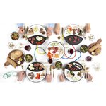 Princess Gril de table pour 4 personnes Dinner4All 1000W Blanc et noir