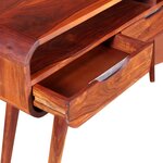 vidaXL Table console Bois massif 120x30x75 cm