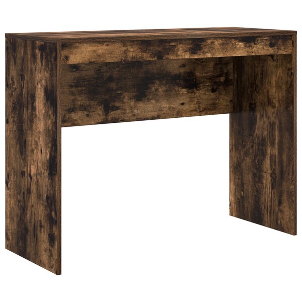 vidaXL Bureau d'écriture Chêne fumé Bois d'ingénierie 100 x 40 x 76 cm
