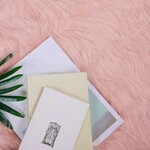 vidaXL Tapis en Peau de Mouton Synthétique Rose 80 x 200 cm Polyester