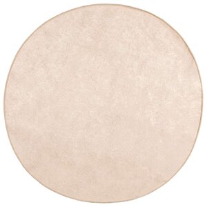 vidaXL Coureur de Tapis MARSA Crème 120 x 120 cm Polyester et PVC