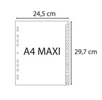 Intercalaires Imprimés Alphabétiques Pp Recyclé Gris - Az 20 Positions - A4 Maxi - Gris - X 10 - Exacompta