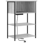 vidaXL Cabinet de chevet Sonoma gris 55 x 31 x 76 cm Bois d'ingénierie