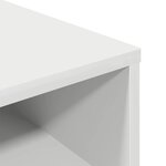 vidaXL Bibliothèque blanc 34x31x80 cm bois d'ingénierie