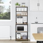 vidaXL Étagère de cuisine Chêne artisanal 60 x 40 x 168 cm