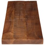 vidaXL Dessus de table 120x30x2 5cm rectangulaire bois massif récupéré