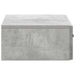 vidaXL Table d'appoint murale 59 x 34 5 x 17 cm Bois d'ingénierie