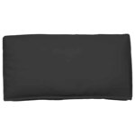 vidaXL Coussin pour assise / dossier de palette Noir 120 x 60 x 12 cm