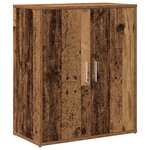 vidaXL Haut Armoire 2 Pièces Bois ancien 60 x 31 x 70 cm