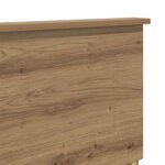 vidaXL Tête de lit Chêne artisanal 135 cm Bois d'ingénierie