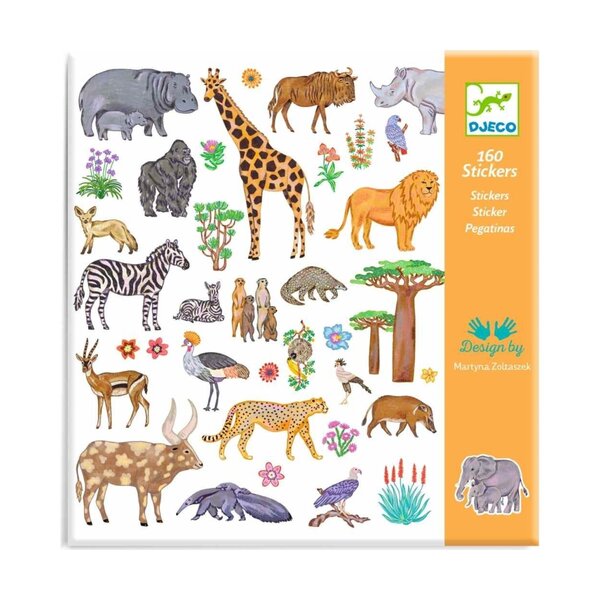 Djeco DJ09284 - Stickers Kenya