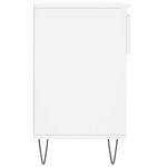 vidaXL Armoire à chaussures Blanc 102x36x60 cm Bois d'ingénierie