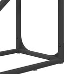 vidaXL Portant de bois chauffage noir 40x25x100 cm