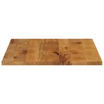vidaXL Dessus de table 100x80x2 5cm rectangulaire bois massif manguier