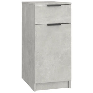 Armoire de bureau minimaliste design intemporel avec tiroir 33 5 x 50 x 75 cm en bois d'ingénierie gris béton 02_0048011