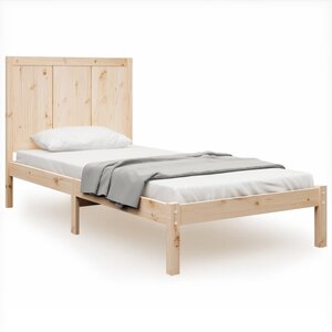 vidaXL Cadre de lit sans matelas 75x190 cm bois de pin massif