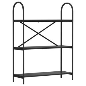 vidaXL Étagère Chêne noir 80 x 30 x 109 cm Bois d'ingénierie