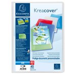 Protège-documents En Polypropylène Semi Rigide Kreacover® Chromaline 80 Vues - A4 - Couleurs Assorties - Exacompta