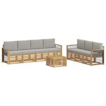 vidaXL Ensembles de canapés 8 pc