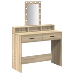 vidaXL Table de Toilette Marron 100 x 41 x 140 cm Bois d'ingénierie