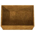 vidaXL Jardinière 62x47x46 cm acier corten