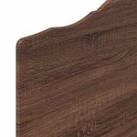 vidaXL Tête de lit Chêne brun 90 cm Bois d'ingénierie