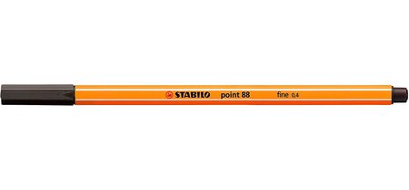 Stylo-feutre point 88 pointe fine 0 4 mm terre d'ombre stabilo