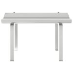 vidaXL Chapeau de cheminée Argent 59.5 x 50 x 36.5 cm Acier inoxydable