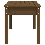 vidaXL Banc de jardin marron miel 80x44x45 cm bois de pin massif