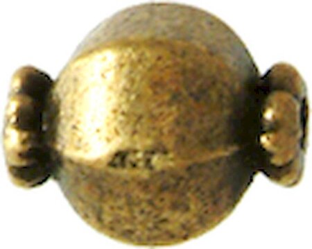 Perle métal ronde Ø 1 cm Bronze