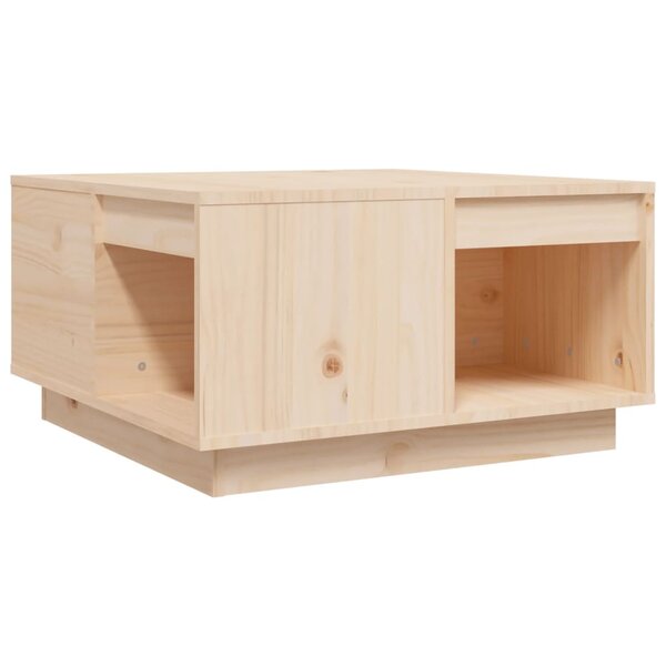 vidaXL Table basse 60x61x32 5 cm Bois massif de pin