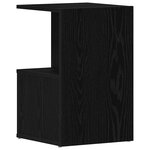 vidaXL Cabinet de chevet 2 Pièces Chêne noir 35 x 35 x 55 cm